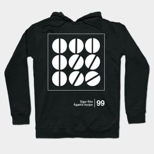 Ágætis byrjun - Minimalist Style Graphic Artwork Design Hoodie